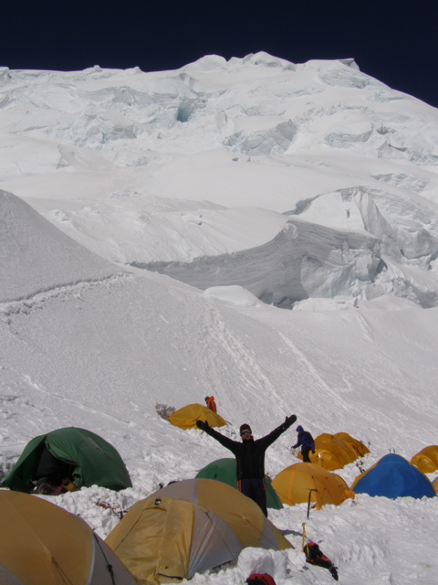 Huascaran Besteigung Hochlager La Garganta 5950m am Huascaran